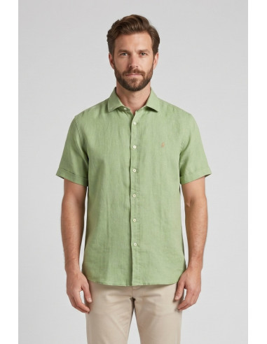 MCS camicia mezza manica in lino 14MSH207-02608 [32949352]