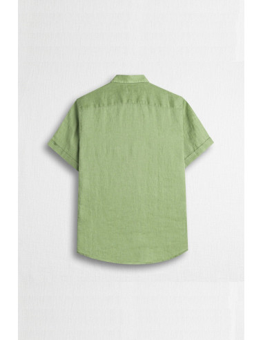 MCS camicia mezza manica in lino 14MSH207-02608 [59ff5645]