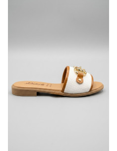 Floralì ciabatta con dettaglio sulla fascia POS72 [f17f47fa]