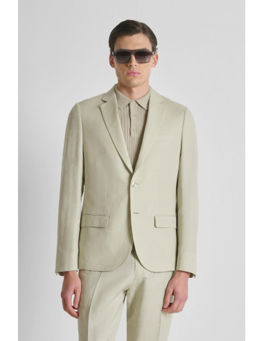 Antony Morato giacca regular in misto lino e viscosa Luis MMJS00090-FA900135 [f6465a25]