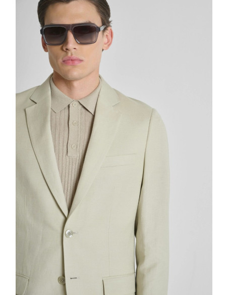 Antony Morato giacca regular in misto lino e viscosa Luis MMJS00090-FA900135 [2f601928]