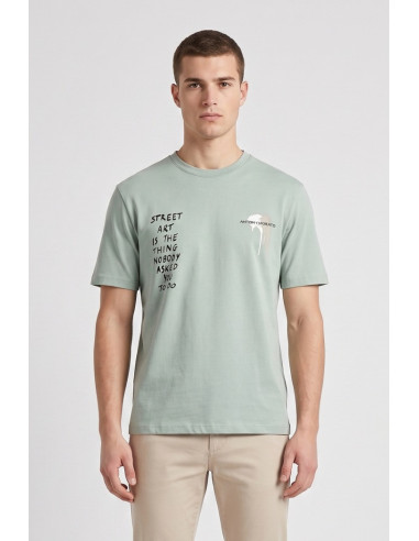 Antony Morato t-shirt relaxed fit street art MMKS02670-FA100144 [75864d57]