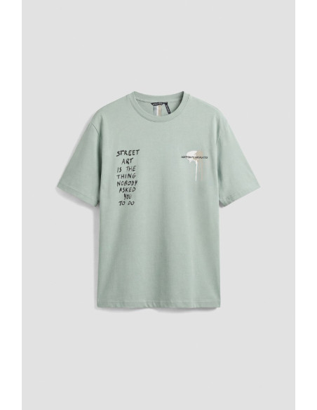 Antony Morato t-shirt relaxed fit street art MMKS02670-FA100144 [1eed8840]