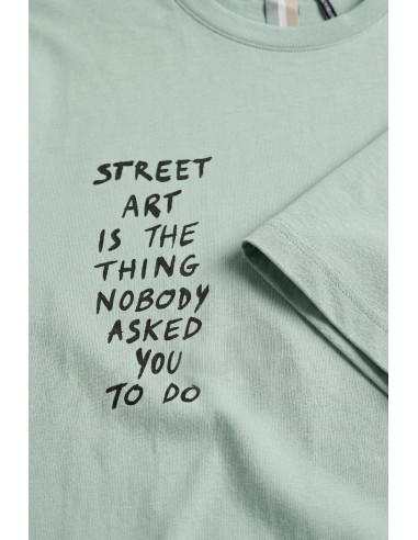 Antony Morato t-shirt relaxed fit street art MMKS02670-FA100144 [70d60a49]