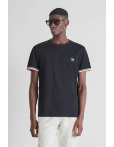 Antony Morato t-shirt regular fit in jersey con dettaglio manica MMKS02648-FA100258 [60ed6ac2]