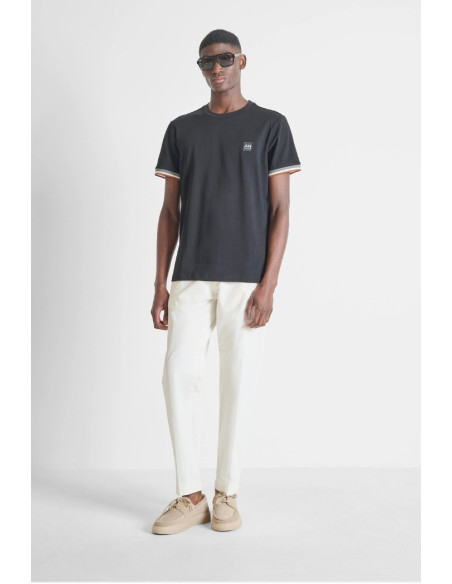 Antony Morato t-shirt regular fit in jersey con dettaglio manica MMKS02648-FA100258 [0b86afd5]