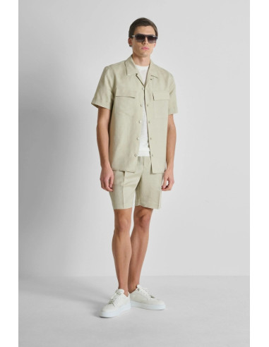 Antony Morato bermuda regular fit in viscosa e lino slub Nolan MMSH00230-FA900135 [f448e066]