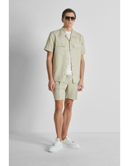 Antony Morato bermuda regular fit in viscosa e lino slub Nolan MMSH00230-FA900135 [f448e066]