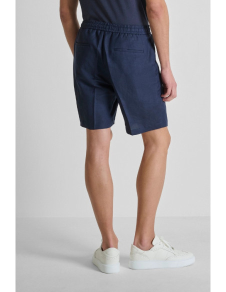 Antony Morato bermuda regular fit in viscosa e lino slub Nolan MMSH00230-FA900135 [4ed0ba77]