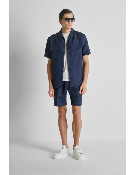 Antony Morato bermuda regular fit in viscosa e lino slub Nolan MMSH00230-FA900135 [4b80fd69]
