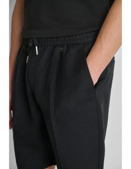 Antony Morato bermuda regular fit in viscosa e lino slub Nolan MMSH00230-FA900135 [49d179f9]