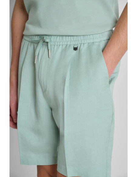 Antony Morato bermuda regular fit in viscosa e lino slub Nolan MMSH00230-FA900135 [4e75c52c]