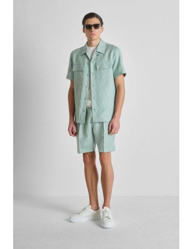 Antony Morato bermuda regular fit in viscosa e lino slub Nolan MMSH00230-FA900135 [fc384336]