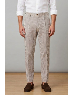 Markup pantalaccio seersucker rigato MK1950189 [c8f604b8]