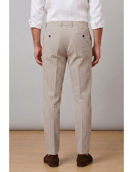 Markup pantalaccio seersucker rigato MK1950189 [11d047b5]