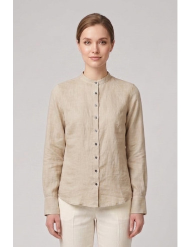 Markup camicia coreana in lino MW13015 [cb772932]