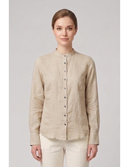 Markup camicia coreana in lino MW13015 [cb772932]