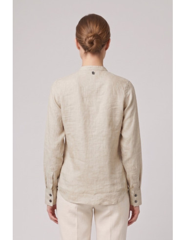 Markup camicia coreana in lino MW13015 [12516a3f]