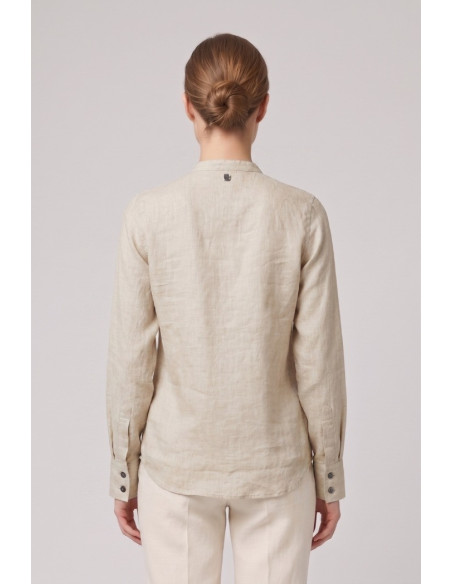Markup camicia coreana in lino MW13015 [12516a3f]