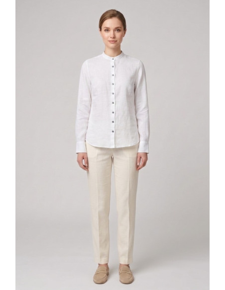 Markup camicia coreana in lino MW13015 [819a0c32]