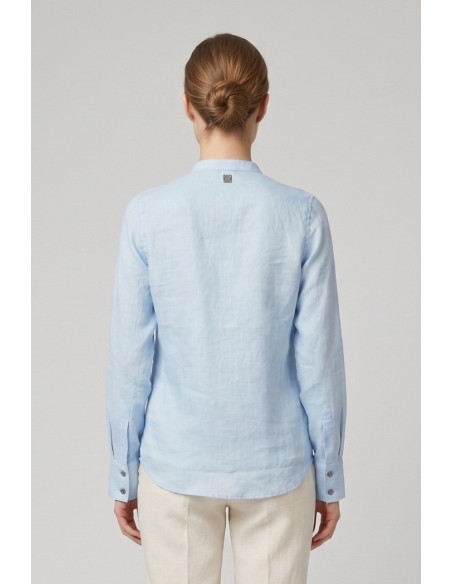 Markup camicia coreana in lino MW13015 [a5cb07e3]