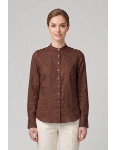 Markup camicia coreana in lino MW13015 [b6a323d0]
