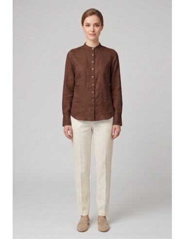 Markup camicia coreana in lino MW13015 [d898a1d9]