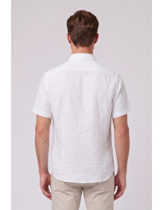 Markup camicia in lino mezza manica MK13005 [1efc7918] 2