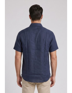 Markup camicia in lino mezza manica MK13005 [85e2c31e] 2