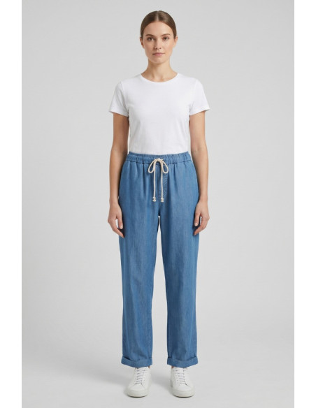 Celye pantalaccio in denim di cotone stretch SS26C0639 [a7049602]