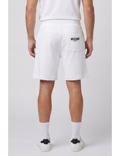 Moschino bermuda in cotone con stampa sul fondo V1A6811-4418 [9142212d] 2