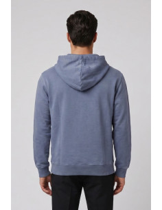 Moschino felpa cappuccio delavè con bande logate V1A1716-4436 [47d37a85] 2
