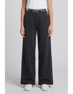 Moschino pantapalazzo in cotone stretch con elastico logato V6A6810-4436 [8247bb4a]