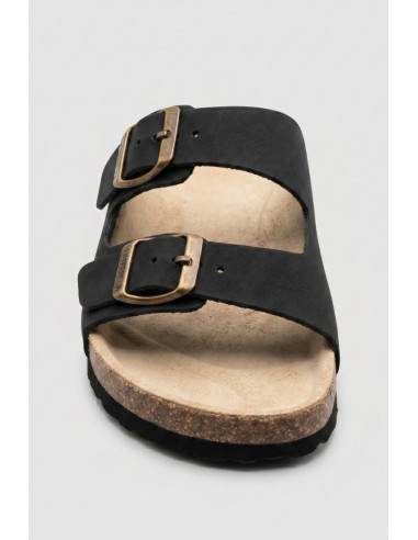 Lumberjack ciabatta in pelle con doppia fascia Jolie 102269221 [fdc93f57]