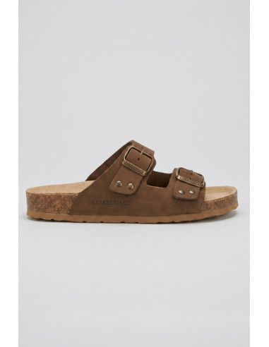 Lumberjack ciabatta in pelle con fibbie regolabili Jolie 102269278 [99ff8022]