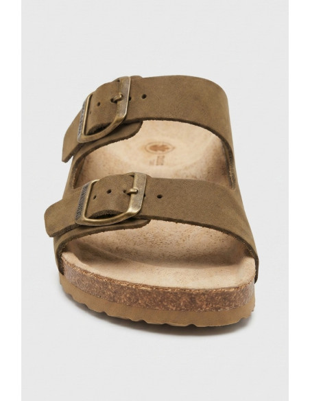 Lumberjack ciabatta in pelle con fibbie regolabili Jolie 102269278 [f7c4022b]