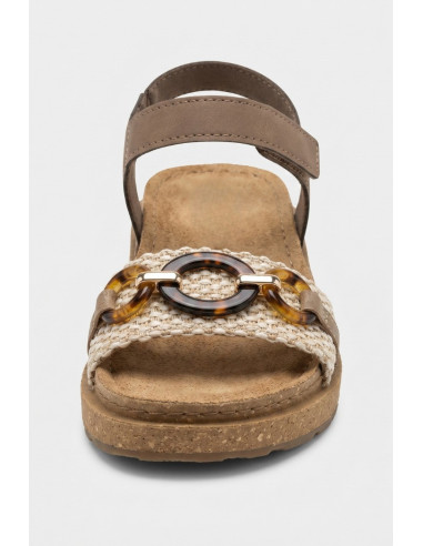 Lumberjack sandalo in pelle con chiusura a strappo Nicole 102269203 [e375779d]