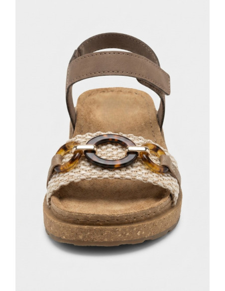 Lumberjack sandalo in pelle con chiusura a strappo Nicole 102269203 [e375779d]