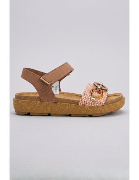 Lumberjack sandalo in pelle con chiusura a strappo Nicole 102269206 [660f175a]