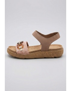 Lumberjack sandalo in pelle con chiusura a strappo Nicole 102269206 [660f175a] 2