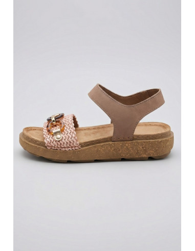 Lumberjack sandalo in pelle con chiusura a strappo Nicole 102269206 [bf295457]