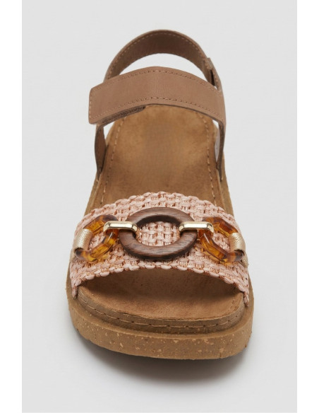 Lumberjack sandalo in pelle con chiusura a strappo Nicole 102269206 [08349553]