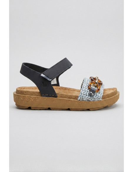Lumberjack sandalo in pelle con chiusura a strappo Nicole 102269228 [c29cb8ad]