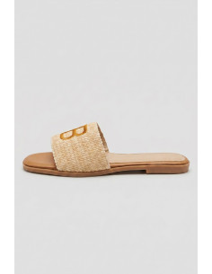 Renato Balestra ciabatta con ricamo logo WS-6 [1a769ba9] 2
