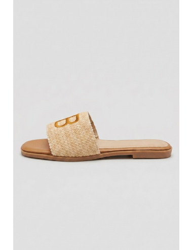 Renato Balestra ciabatta con ricamo logo WS-6 [c350d8a4]
