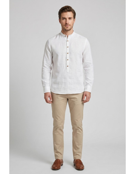 Datch camicia serafino in lino DM1950 [68398efe]