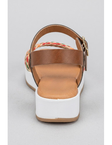 Claude sandalo con fascia intrecciata e cinturino ART 7 [8a55ed41]