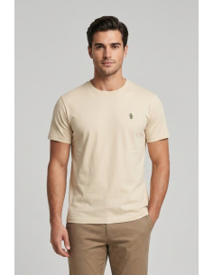 Refrigue t-shirt in jersey di cotone con logo ricamato R4532M261 [ab30a90f]