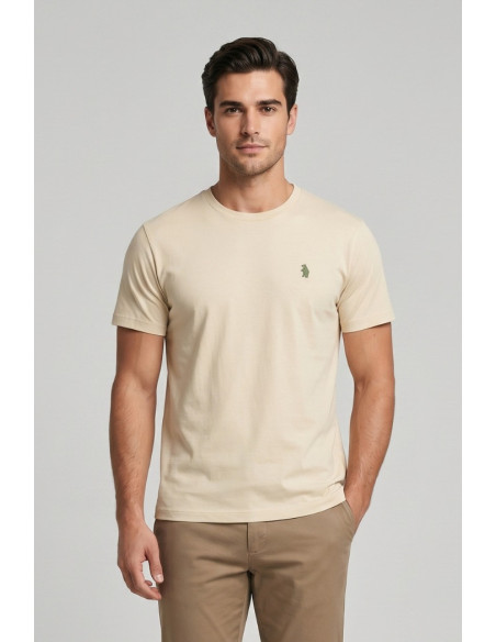 Refrigue t-shirt in jersey di cotone con logo ricamato R4532M261 [ab30a90f]