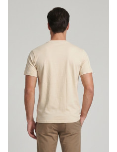 Refrigue t-shirt in jersey di cotone con logo ricamato R4532M261 [ab30a90f] 2